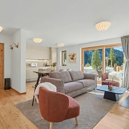 St Moritz Comfort And Space For Families, 3 Bedrooms And Garden Apartment